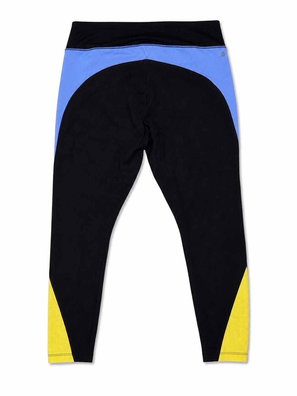 Peloton Colorblock High Waist Leggings Women’s 1X Black Blue Yellow - Picture 2 of 2